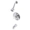 Kingston Brass KB3631PXT Tub & Shower Trim Only, Polished Chrome KB3631PXT - alternate 1
